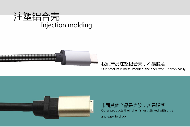 Aluminium Type C cable